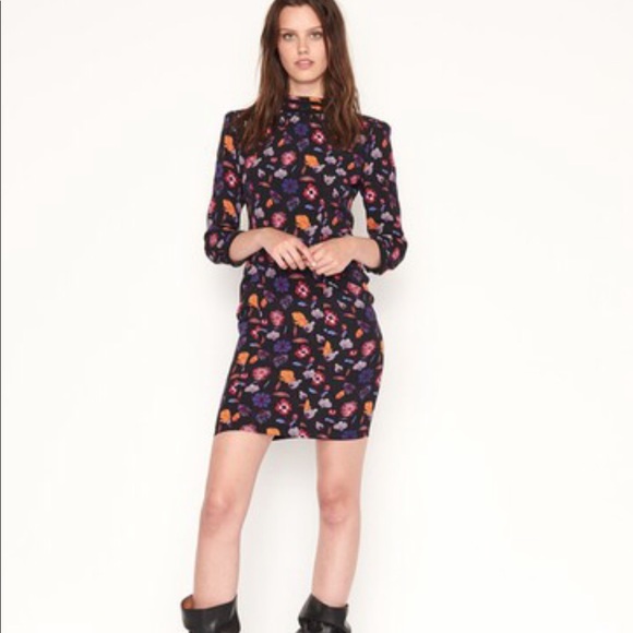 ba&sh Dresses & Skirts - Ba&sh Floral Longsleeve Dress!